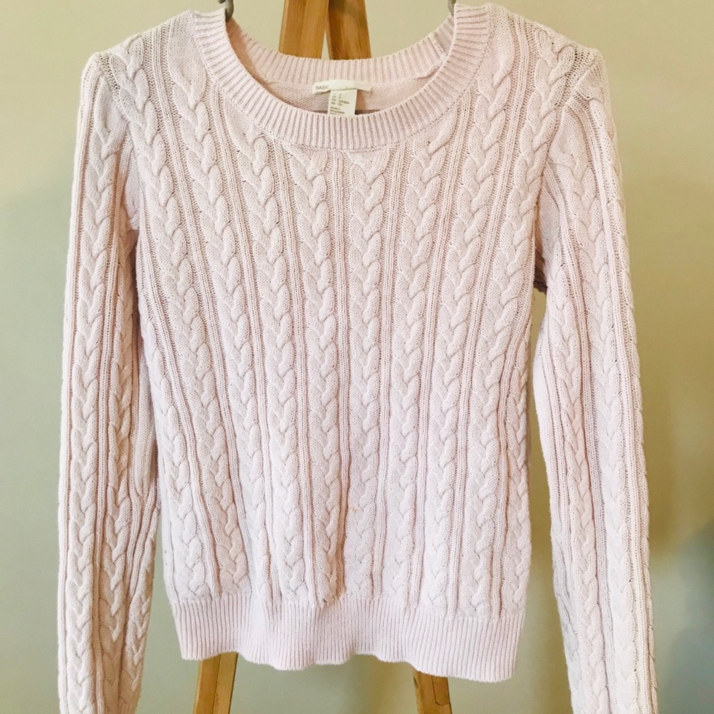H&M Women’s Blush Pink Sweater